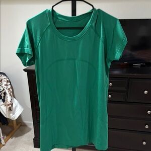 Green Women's Athletic Top